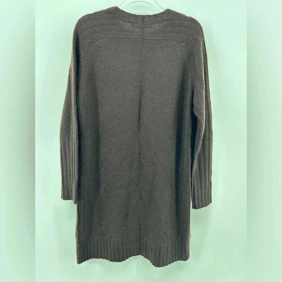 SKULL CASHMERE Women 100% Cashmere Brown Sweater Dress SMALL Perforated - Picture 13 of 15